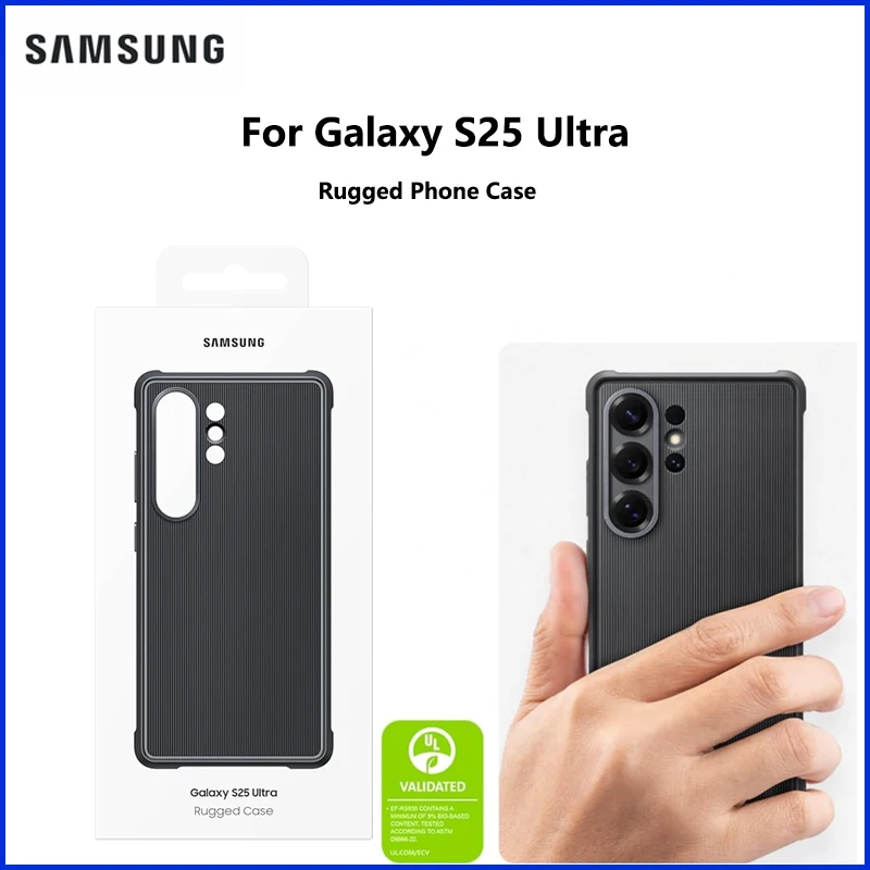 Original Official Samsung Galaxy S25 Ultra Rugged Case Genuine s25ultra Protective Cover Durable Raised Edges EF-RS938
Original Official Samsung Galaxy S25 Ultra Rugged Case Genuine s25ultra Protective Cover Durable Raised Edges EF-RS938