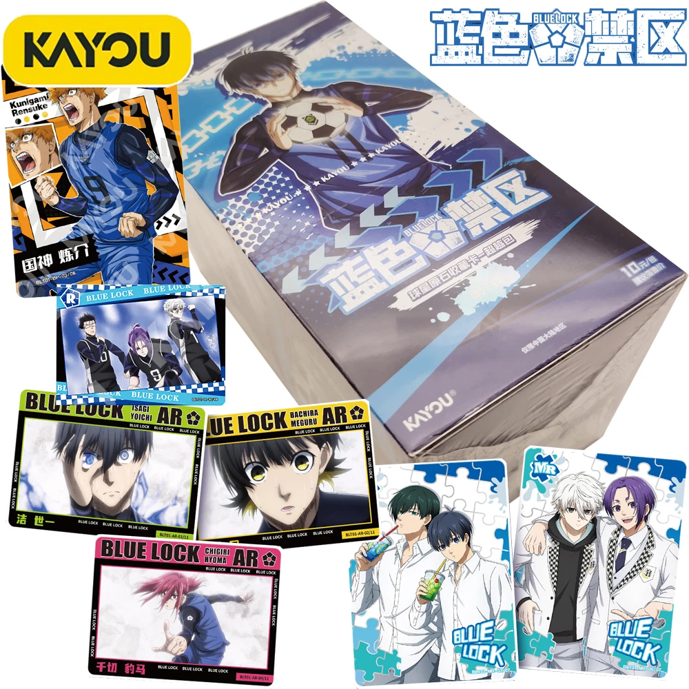 New KAYOU Original Blue Lock Japanese Anime Collection Card Highly Beloved Cartoon Characters Practical Exquisite Cards Gifts
New KAYOU Original Blue Lock Japanese Anime Collection Card Highly Beloved Cartoon Characters Practical Exquisite Cards Gifts