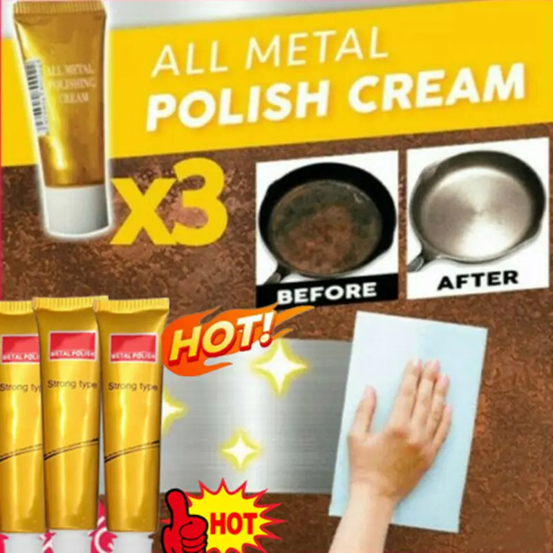 Ultimate Metal Polishing Cream Steel Ceramic Watch Polishing Paste 3pcs Kitchen Helper
Ultimate Metal Polishing Cream Steel Ceramic Watch Polishing Paste 3pcs Kitchen Helper