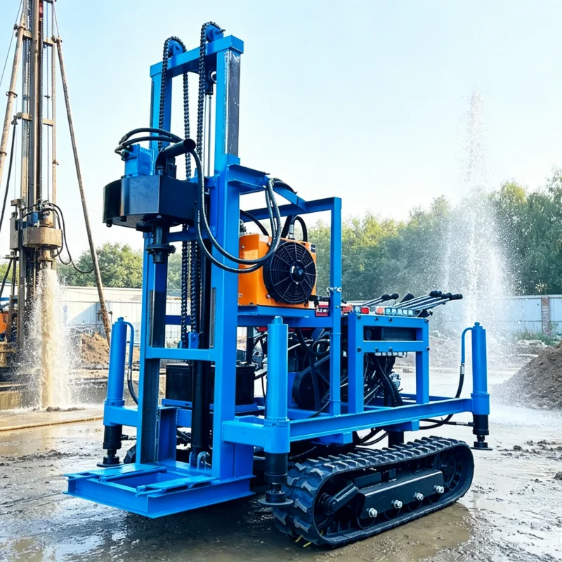 Customized 30HP Crawler Hydraulic Driller High Grade 100-180M Agile Movement Accurate Hole Water Well Drilling Rig
Customized 30HP Crawler Hydraulic Driller High Grade 100-180M Agile Movement Accurate Hole Water Well Drilling Rig