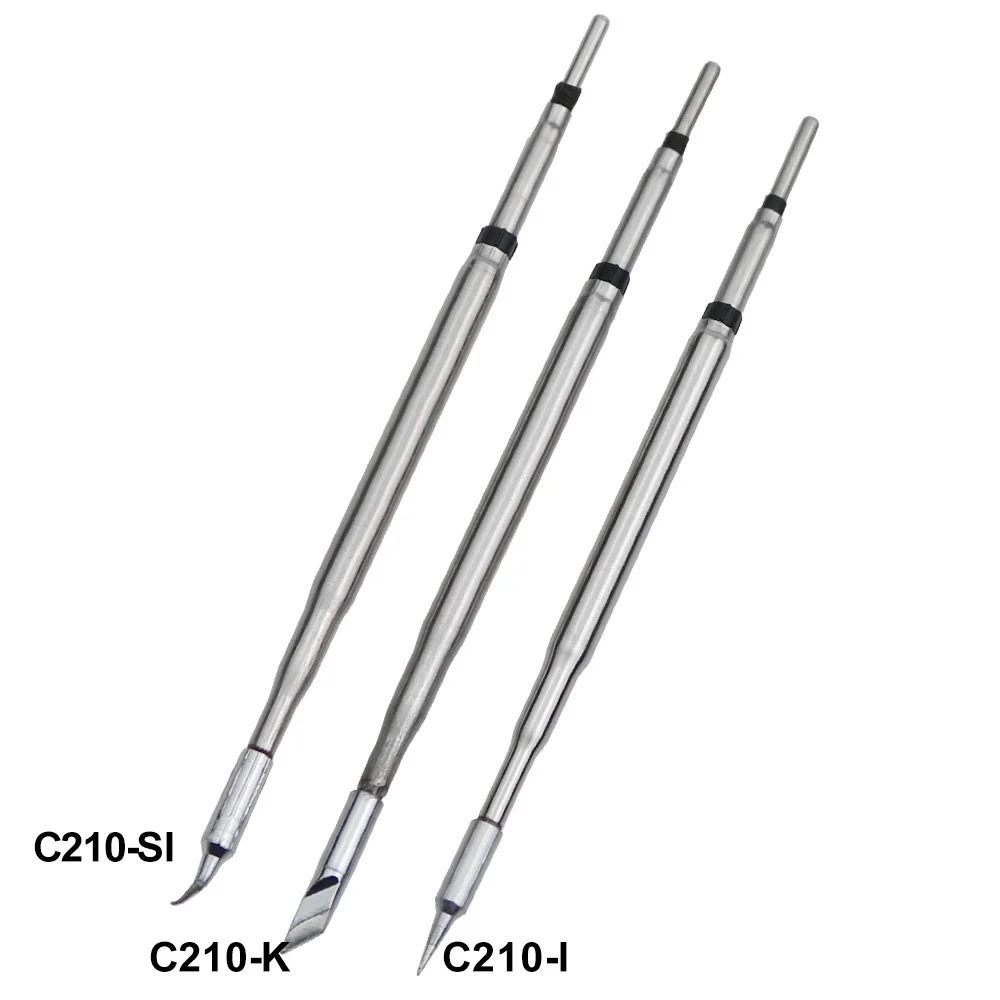 QUICKO C210 Series Integrated Soldering Iron Tips and Heating Core Efficient Heat Conduction Temperature Recovery for C210
QUICKO C210 Series Integrated Soldering Iron Tips and Heating Core Efficient Heat Conduction Temperature Recovery for C210