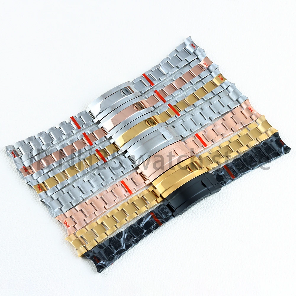 20mm Width Solid High Quality Stainless Steel Watch Strap For Seiko NH35 NH36 SUB Case Folding Buckle Silver Oyster Bracelet
20mm Width Solid High Quality Stainless Steel Watch Strap For Seiko NH35 NH36 SUB Case Folding Buckle Silver Oyster Bracelet