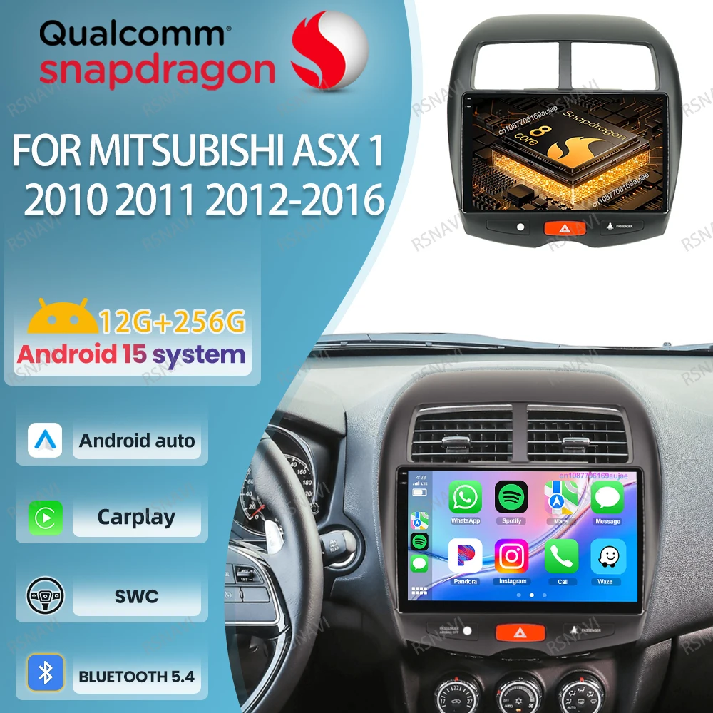 Автомобильный радиоприемник Android 15 для Mitsubishi ASX 1 2010 2011 2012-2016 5G WIFI Qualcomm DVD-навигация, головное устройство 4G LTE DSP GPS, авторадио
Автомобильный радиоприемник Android 15 для Mitsubishi ASX 1 2010 2011 2012-2016 5G WIFI Qualcomm DVD-навигация, головное устройство 4G LTE DSP GPS, авторадио