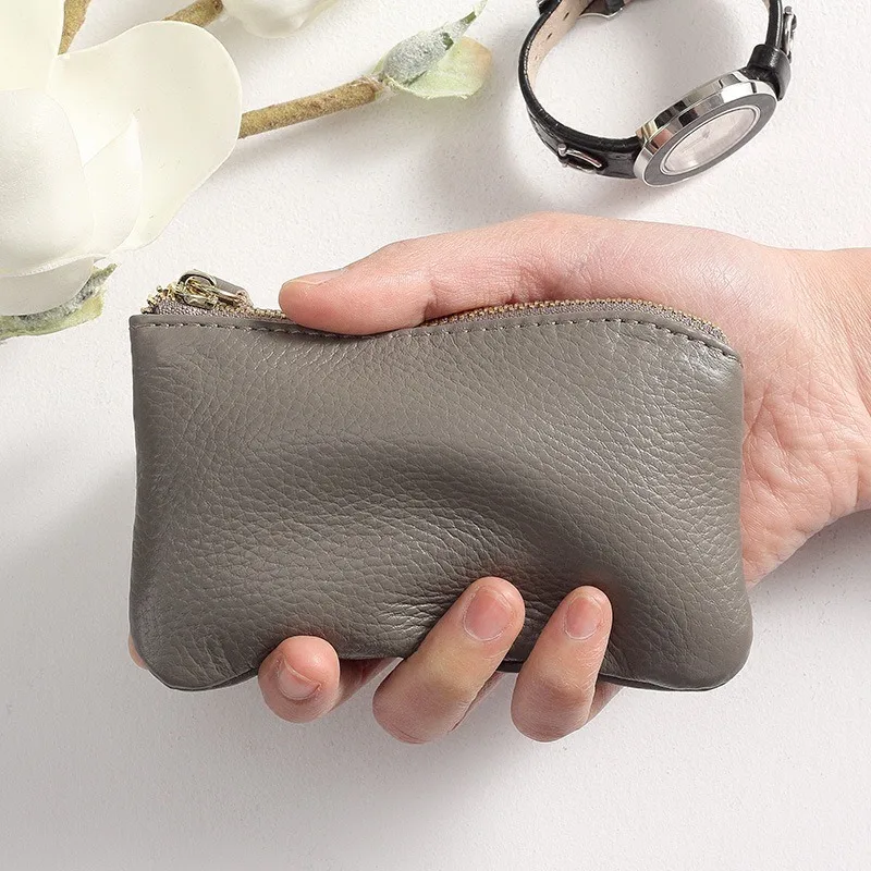 New Gray Series Vintage Soft Genuine Leather Zipper Wallet for Women Fashion Portable Coin Purse Card Holder Key Coin Pouch
New Gray Series Vintage Soft Genuine Leather Zipper Wallet for Women Fashion Portable Coin Purse Card Holder Key Coin Pouch