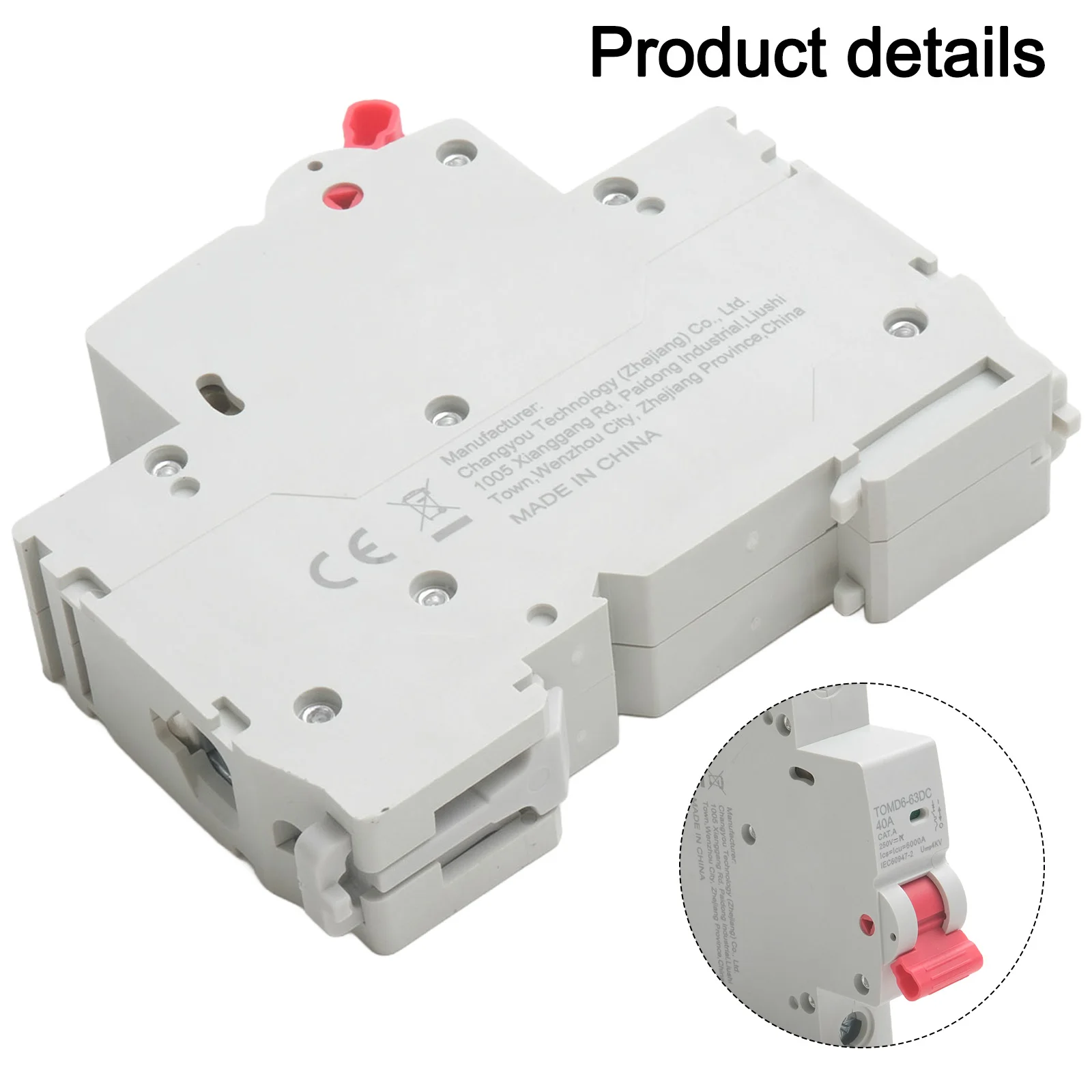 40A Circuit Breaker for DC Applications in Solar Power Systems Reliable Protection Against Overcurrent and Short Circuits
40A Circuit Breaker for DC Applications in Solar Power Systems Reliable Protection Against Overcurrent and Short Circuits