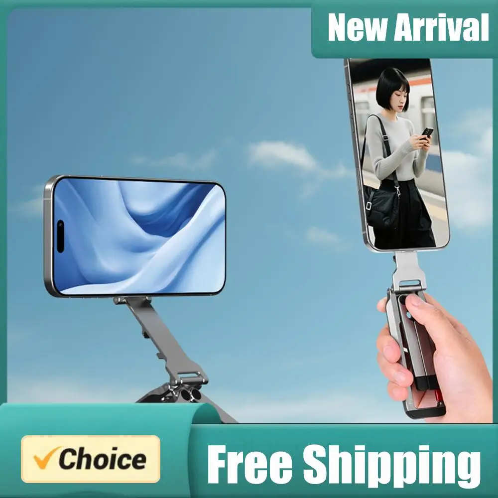 Magnetic Phone Tripod Stand Foldable Cell Phone Stand Adjustable Phone Mount for iPhone 16 15 14 13 12 Series
Magnetic Phone Tripod Stand Foldable Cell Phone Stand Adjustable Phone Mount for iPhone 16 15 14 13 12 Series