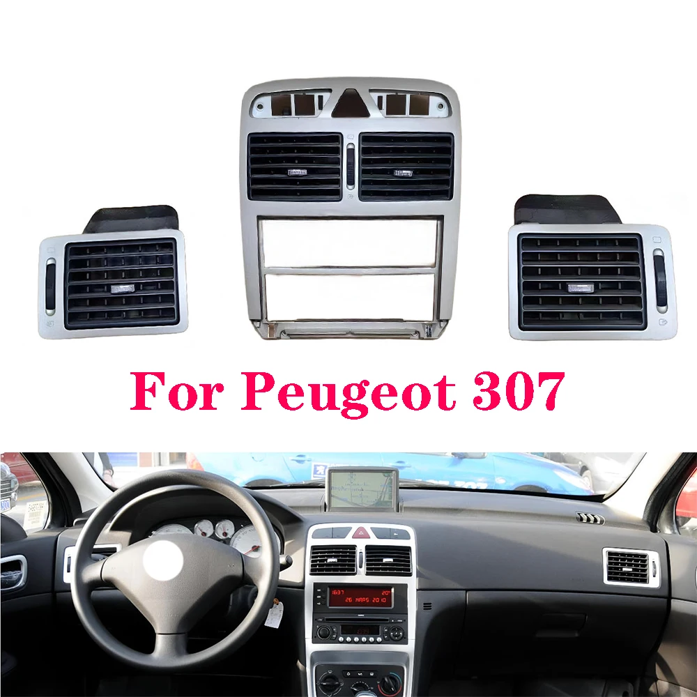 Для Peugeot 307: оригинальная центральная панель воздуховода кондиционера, декоративная рамка приборной панели.
Для Peugeot 307: оригинальная центральная панель воздуховода кондиционера, декоративная рамка приборной панели.