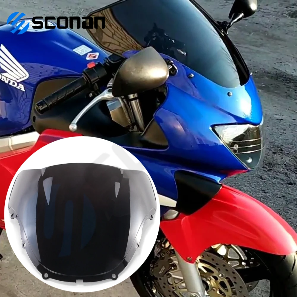 For CBR600F4 1999 2000 cbr 600 f4 CBR600 F4 CBR600RR 99 00 Windshield WindScreen Double Bubbl Motorcycle Accessories
For CBR600F4 1999 2000 cbr 600 f4 CBR600 F4 CBR600RR 99 00 Windshield WindScreen Double Bubbl Motorcycle Accessories