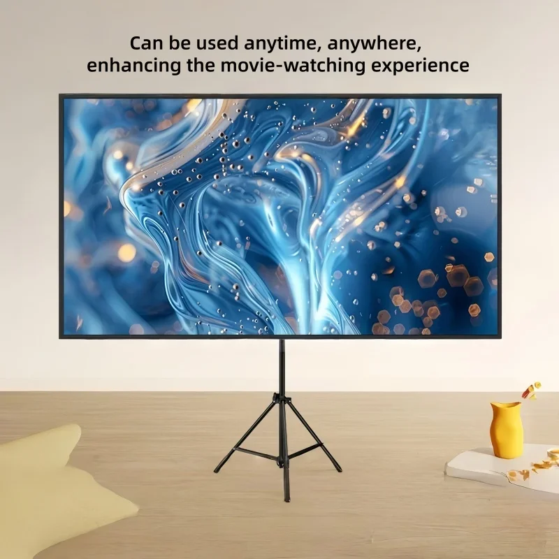 100 Inch Projector Screen with Stand, 2x2m T-Shaped Portable Projection Screen Kit for Home Theater, Outdoor Movie, Presentation
100 Inch Projector Screen with Stand, 2x2m T-Shaped Portable Projection Screen Kit for Home Theater, Outdoor Movie, Presentation