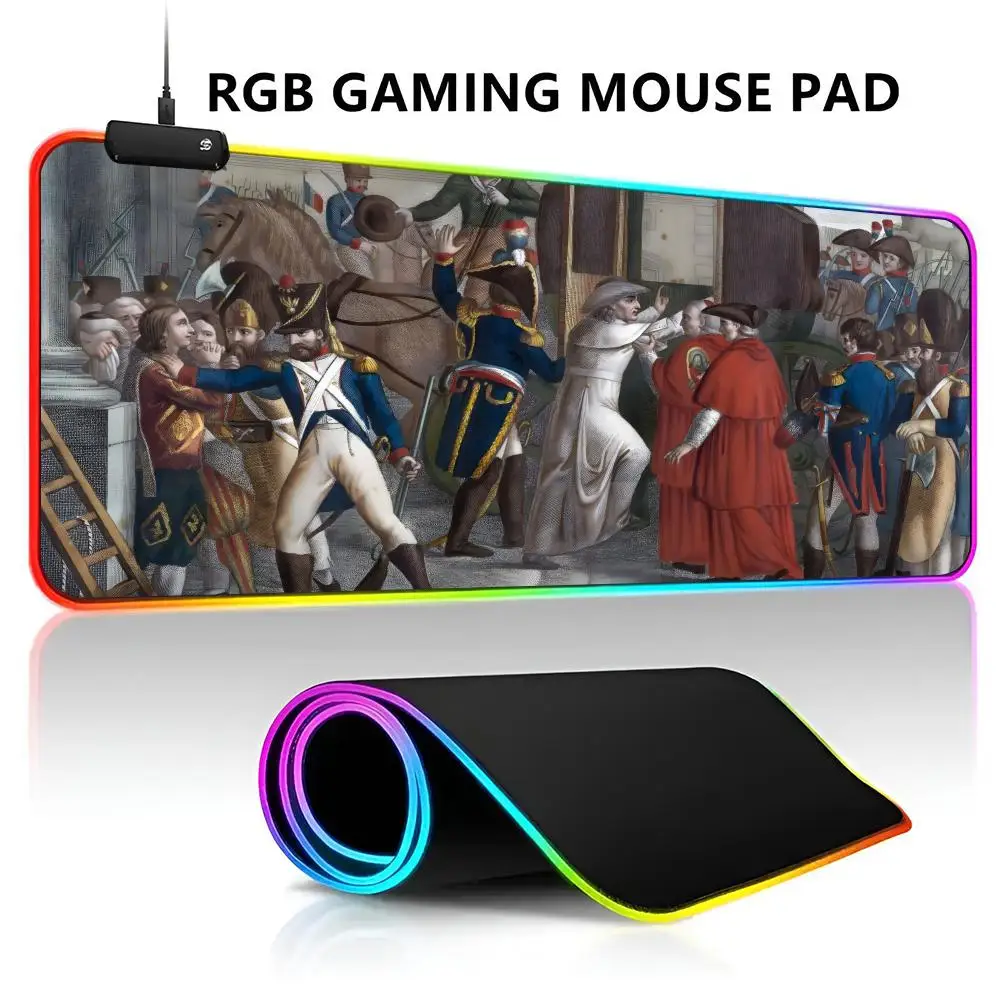 Napoleon Bonaparte RGB светодиодный игровой коврик для мыши, водонепроницаемый большой коврик для геймерской мыши, большой коврик для клавиатуры Mause, игровой коврик для ПК, стол с
Napoleon Bonaparte RGB светодиодный игровой коврик для мыши, водонепроницаемый большой коврик для геймерской мыши, большой коврик для клавиатуры Mause, игровой коврик для ПК, стол с