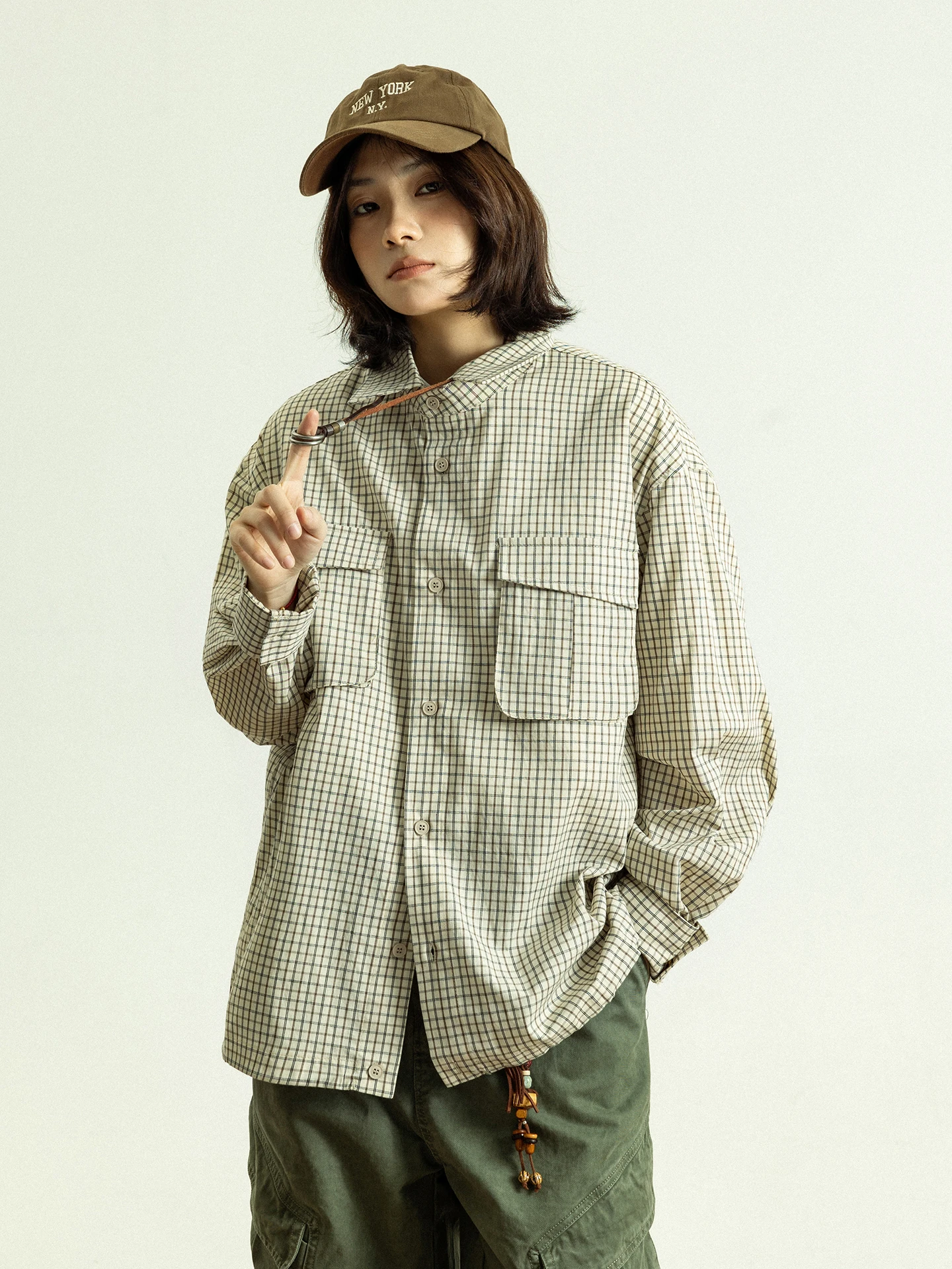 GoodNorth Vintage Plaid Workwear Shirt Long Sleeve Loose Casual Coat for Men And Women Spring Season Cotton Shoulder-Length
GoodNorth Vintage Plaid Workwear Shirt Long Sleeve Loose Casual Coat for Men And Women Spring Season Cotton Shoulder-Length