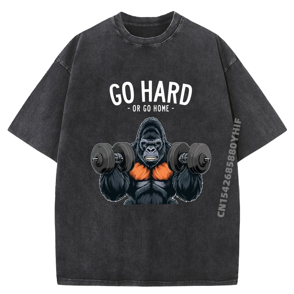 Gorilla Go Hard Or Go Home T Shirts For Men Summer Mens T Shirt Oversized Washed T-Shirt Men Printed Clothes
Gorilla Go Hard Or Go Home T Shirts For Men Summer Mens T Shirt Oversized Washed T-Shirt Men Printed Clothes