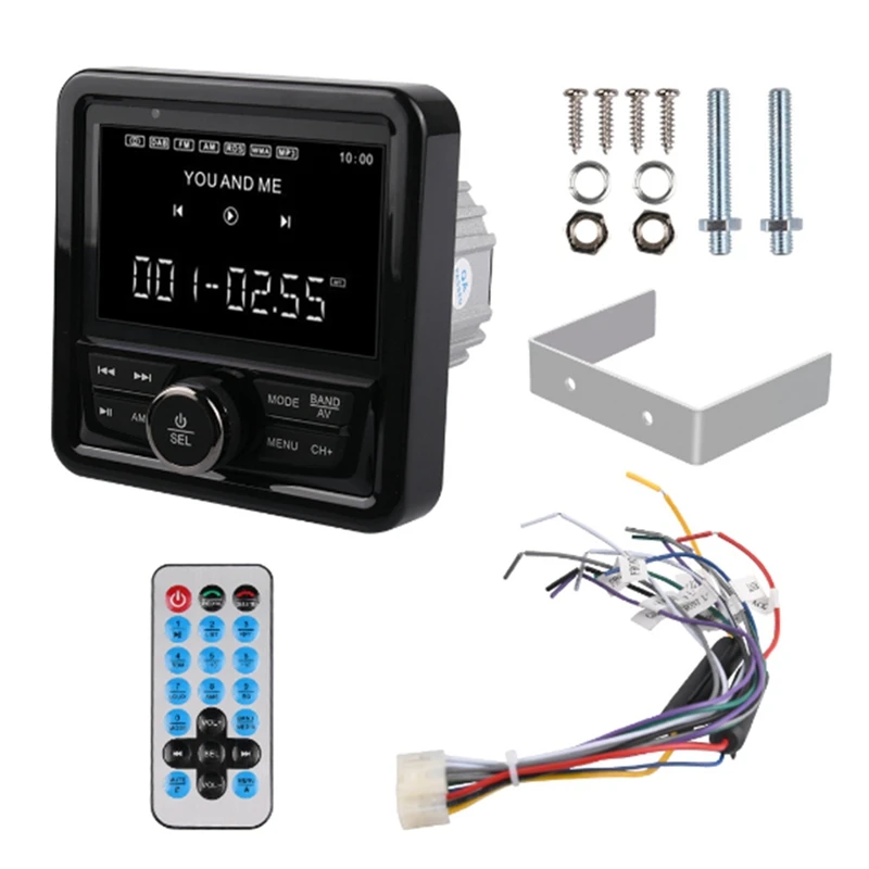 Marine Radio FM AM MP3 Media Player Boat Stereo Waterproof Bluetooth USB AUX Receiver For UTV ATV SPA RZR Easy To Use
Marine Radio FM AM MP3 Media Player Boat Stereo Waterproof Bluetooth USB AUX Receiver For UTV ATV SPA RZR Easy To Use
