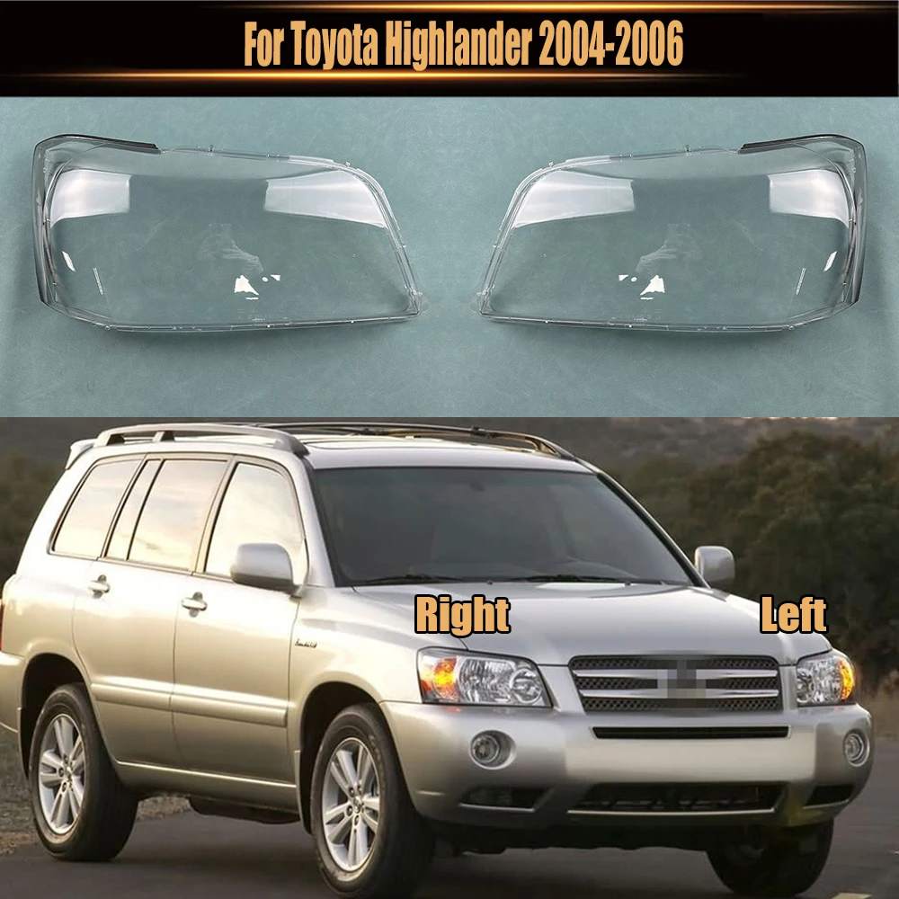 For Toyota Highlander 2004 2005 2006 Front Headlamp Cover Transparent Lampshade Headlight Shell Lamp Shade Plexiglass
For Toyota Highlander 2004 2005 2006 Front Headlamp Cover Transparent Lampshade Headlight Shell Lamp Shade Plexiglass