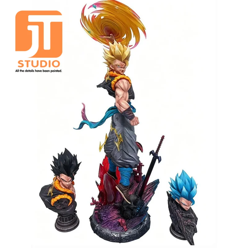 JT Studio Dragon Ball Z SSJ2 Gogeta 47cm Action Figure Desktop Ornament Statue PVC Anime Figures Figma Figurine Collectible Toys
JT Studio Dragon Ball Z SSJ2 Gogeta 47cm Action Figure Desktop Ornament Statue PVC Anime Figures Figma Figurine Collectible Toys