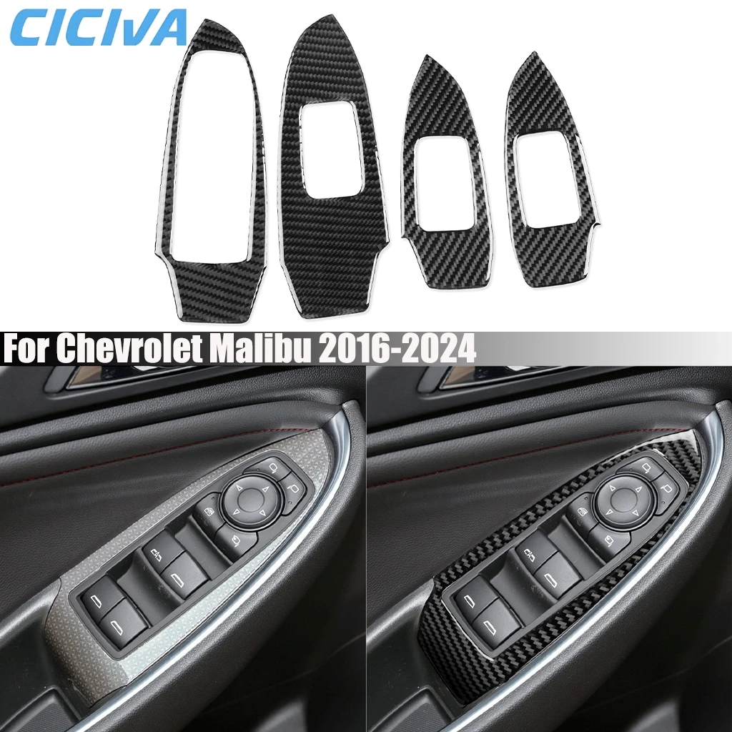 Carbon Fiber Car Accessories Window Lift Door Lock Control Interior Cover Trim Modified Sticker For Chevrolet Malibu 2016-2024
Carbon Fiber Car Accessories Window Lift Door Lock Control Interior Cover Trim Modified Sticker For Chevrolet Malibu 2016-2024