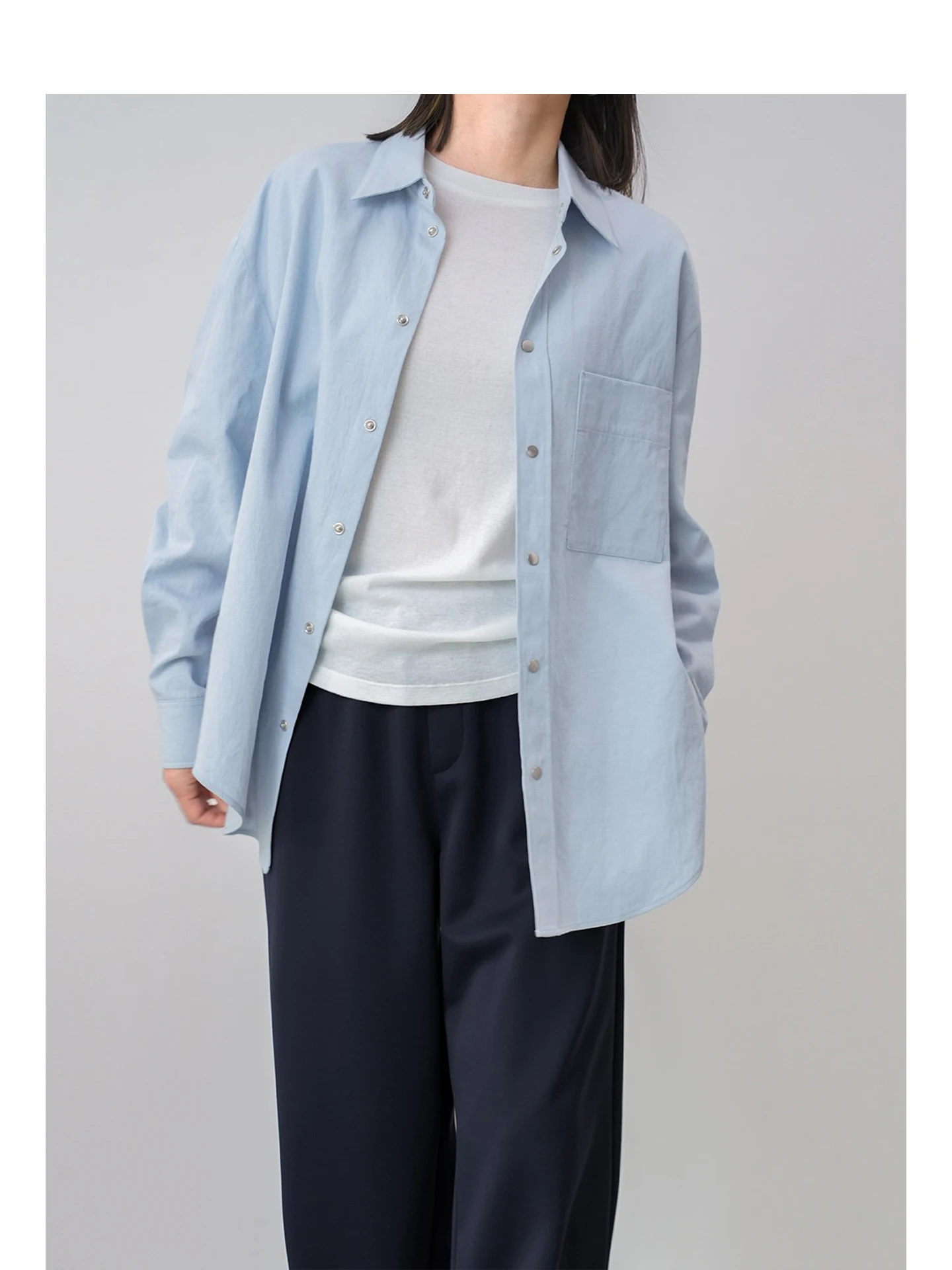 Healing Series Color Woven Han Hanma Cotton Loose Micro Shirt Commute Cotton Linen Fake Denim Shirt Women's Long Sleeve
Healing Series Color Woven Han Hanma Cotton Loose Micro Shirt Commute Cotton Linen Fake Denim Shirt Women's Long Sleeve
