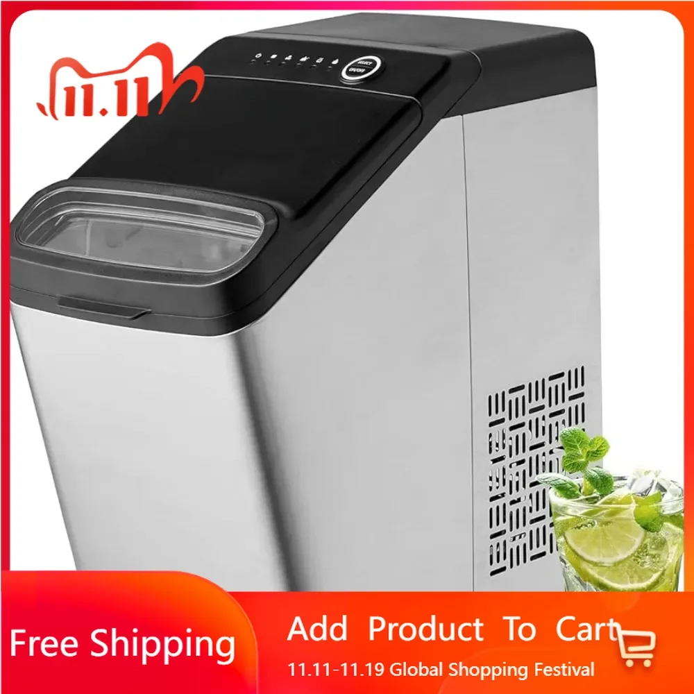 Ice maker countertop,33 pounds within 24 hours, manually and automatically replenished with self-cleaning, suitable for home use
Ice maker countertop,33 pounds within 24 hours, manually and automatically replenished with self-cleaning, suitable for home use