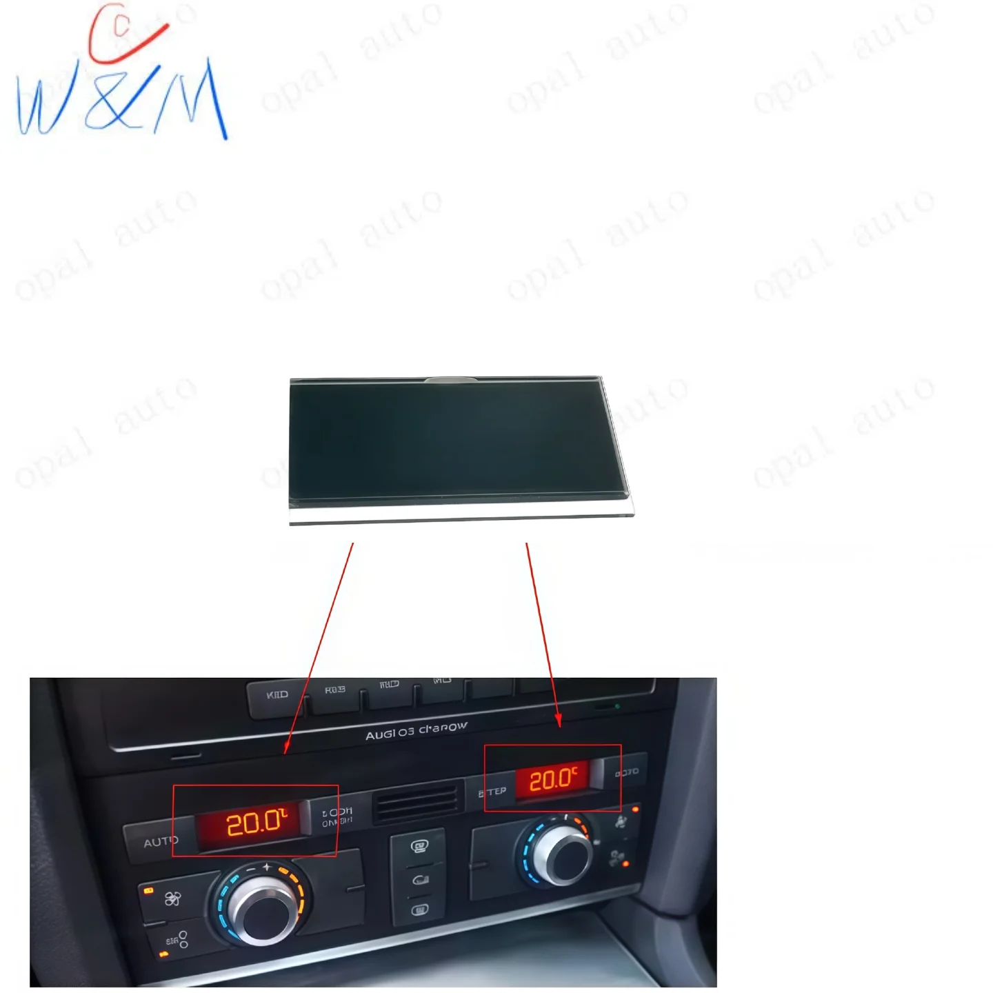 LCD Display Module For Audi A6 4F 2004-2011 Q7 4L 2006+ Air Conditioning ACC Control Pane
LCD Display Module For Audi A6 4F 2004-2011 Q7 4L 2006+ Air Conditioning ACC Control Pane