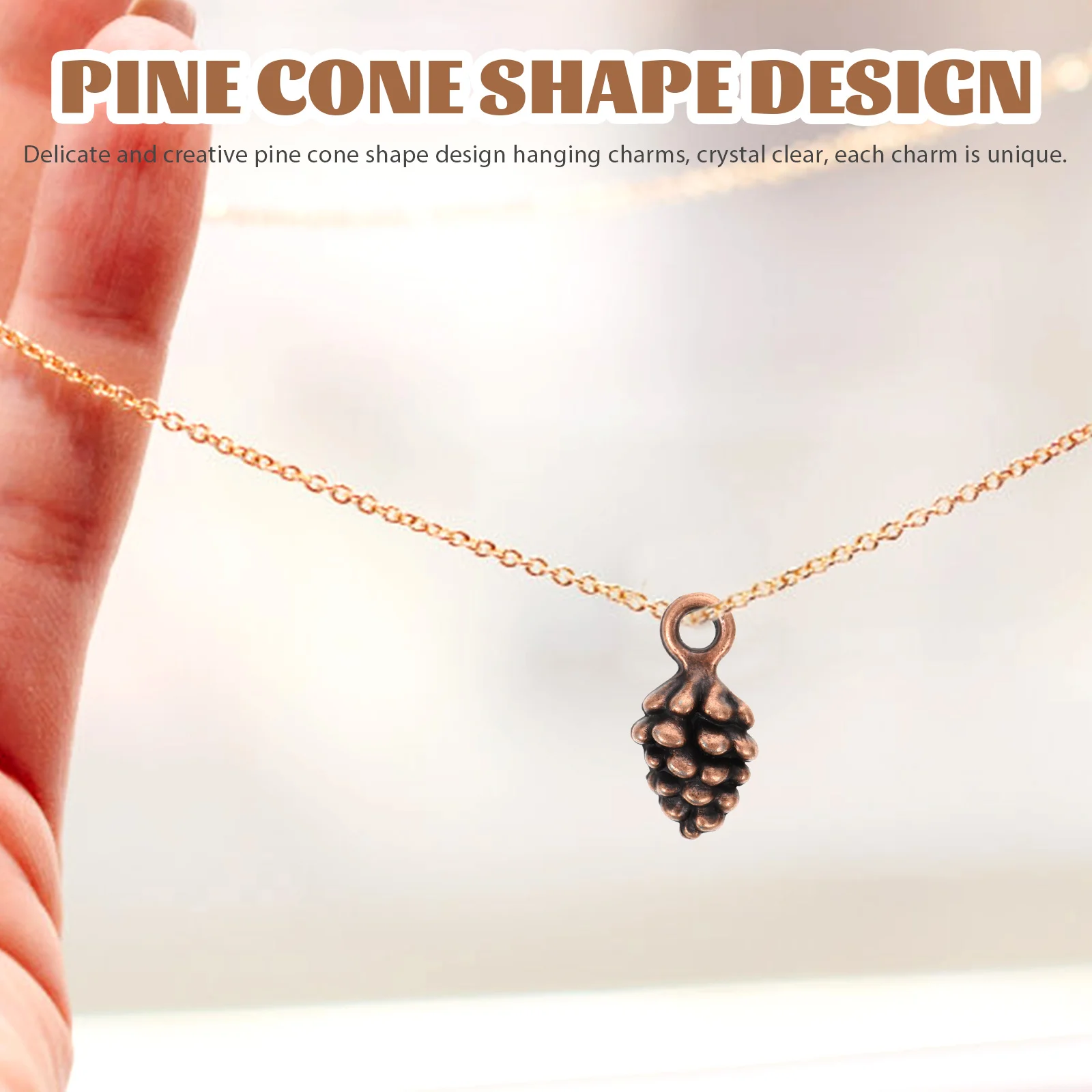 60 Pcs Retro Pine Cone Pendant Necklaces Jewelry Charm Charms for Making Bead Bracelets Alloy
60 Pcs Retro Pine Cone Pendant Necklaces Jewelry Charm Charms for Making Bead Bracelets Alloy