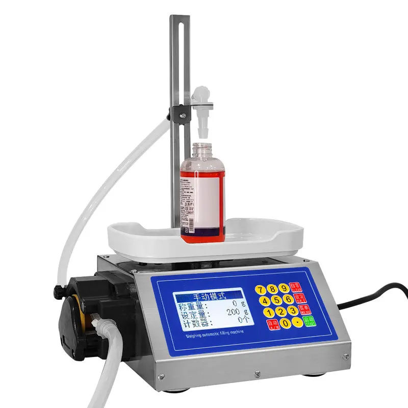 CSY-3500 Diaphragm Pump Weighing Liquid Filling Machine Nail Polish/glue Laundry Detergent Gel Viscous Liquid Filling Machine
CSY-3500 Diaphragm Pump Weighing Liquid Filling Machine Nail Polish/glue Laundry Detergent Gel Viscous Liquid Filling Machine