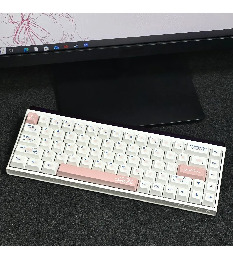 Keycap Sublimation process Original factory adaptation magnetic axis mechanical shaft keycap heart keycap engraved
Keycap Sublimation process Original factory adaptation magnetic axis mechanical shaft keycap heart keycap engraved