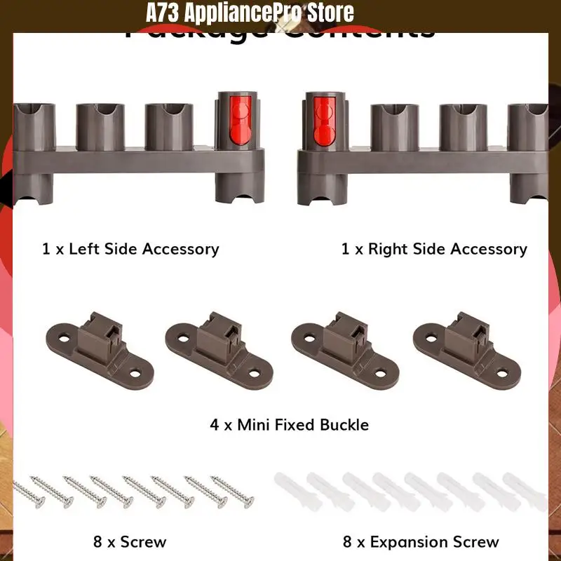 3X Vacuum Cleaner Brushes Tool Accessory Attachment Organizer Docking Station Wall Mount Holder For Dyson V7 V8 V10 V11-A73Z
3X Vacuum Cleaner Brushes Tool Accessory Attachment Organizer Docking Station Wall Mount Holder For Dyson V7 V8 V10 V11-A73Z
