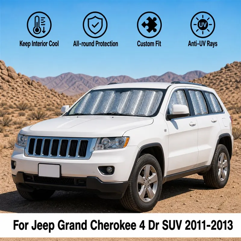 For Jeep Grand Cherokee 4 Dr SUV 2011-2013 Full Set Car Window Sunshades UV Block Privacy Heat Insulated Foldable Car Curtain
For Jeep Grand Cherokee 4 Dr SUV 2011-2013 Full Set Car Window Sunshades UV Block Privacy Heat Insulated Foldable Car Curtain