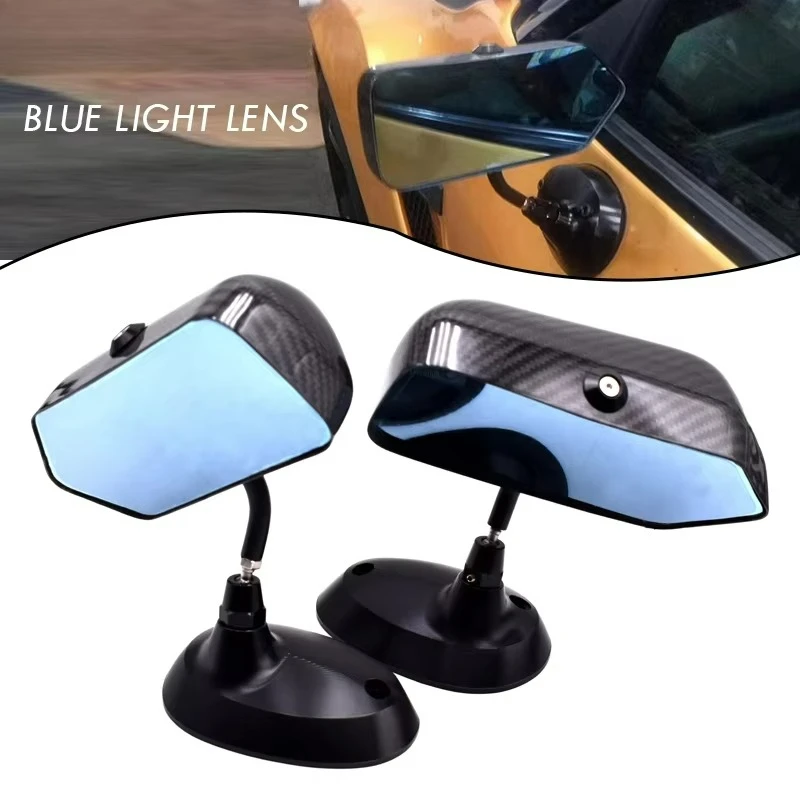 Dry Carbon Fiber Real View Mirror With Blue Tint Glass Car Mirror for Nissan GTR
Dry Carbon Fiber Real View Mirror With Blue Tint Glass Car Mirror for Nissan GTR