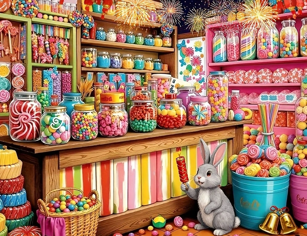 1 Box of 500/1000/1200/2000PCS Puzzles for Adult The Rabbit in Candy House Jigsaw The Gift for Family and Friend Home Decoration
1 Box of 500/1000/1200/2000PCS Puzzles for Adult The Rabbit in Candy House Jigsaw The Gift for Family and Friend Home Decoration