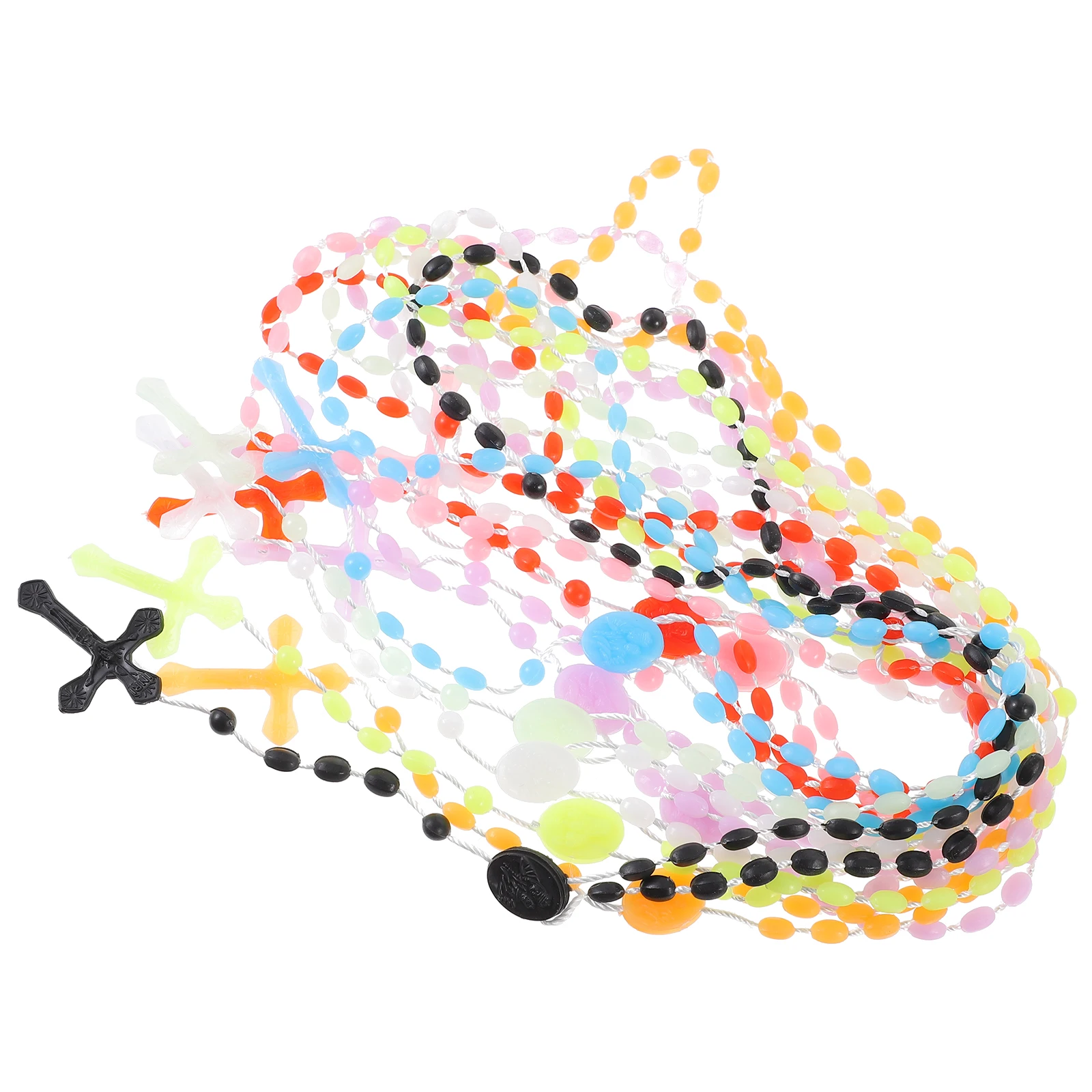 20pcs Necklace With Cross in Dark Colorful Plastic Vintage Chains Accessories Beauty Toys
20pcs Necklace With Cross in Dark Colorful Plastic Vintage Chains Accessories Beauty Toys
