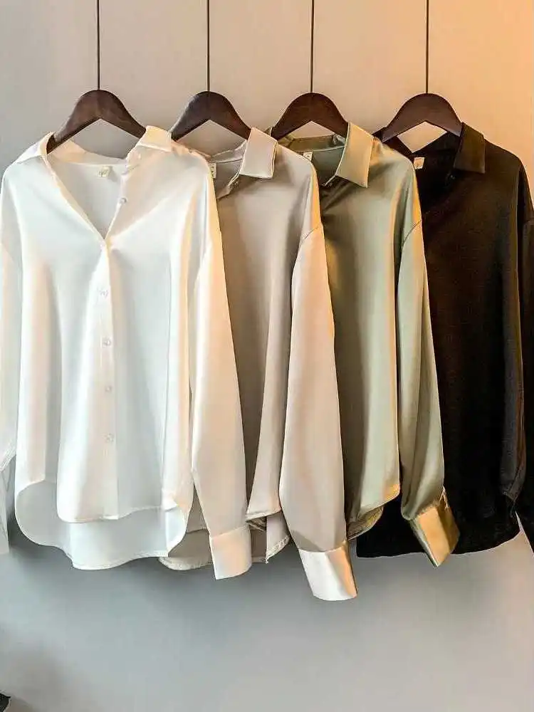 Office Lady Long Sve Blouse Women Autumn 2024 Overirt Cleanfit Sle A-Line Sve Thin Polypropylene Fabric ort Sve
Office Lady Long Sve Blouse Women Autumn 2024 Overirt Cleanfit Sle A-Line Sve Thin Polypropylene Fabric ort Sve