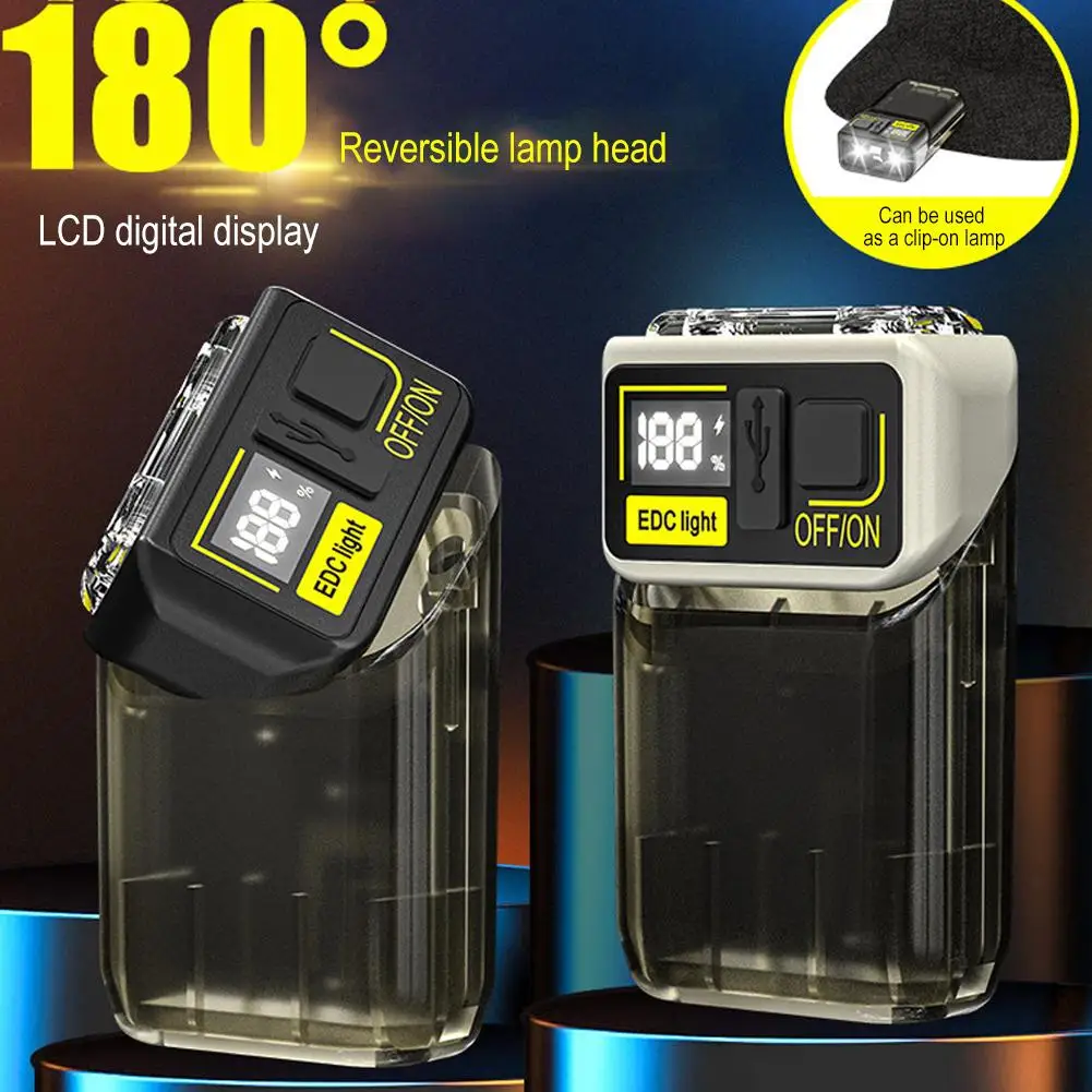 High Bright EDC Flashlight LED+COB For Camping/Daily Use/Maintenance Head Rotation With Magnetic Multifunctional Portable L A4E2
High Bright EDC Flashlight LED+COB For Camping/Daily Use/Maintenance Head Rotation With Magnetic Multifunctional Portable L A4E2