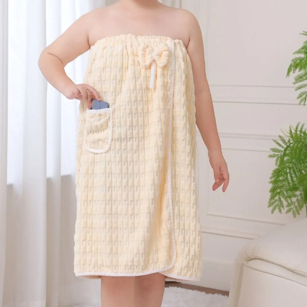Home Pajamas Soft Lady Bathrobe with Pockets Thicken Warm Velvet Bath Skirt Bathroom Supplies Beach Towel Bow Spa Bathrobes Home
Home Pajamas Soft Lady Bathrobe with Pockets Thicken Warm Velvet Bath Skirt Bathroom Supplies Beach Towel Bow Spa Bathrobes Home