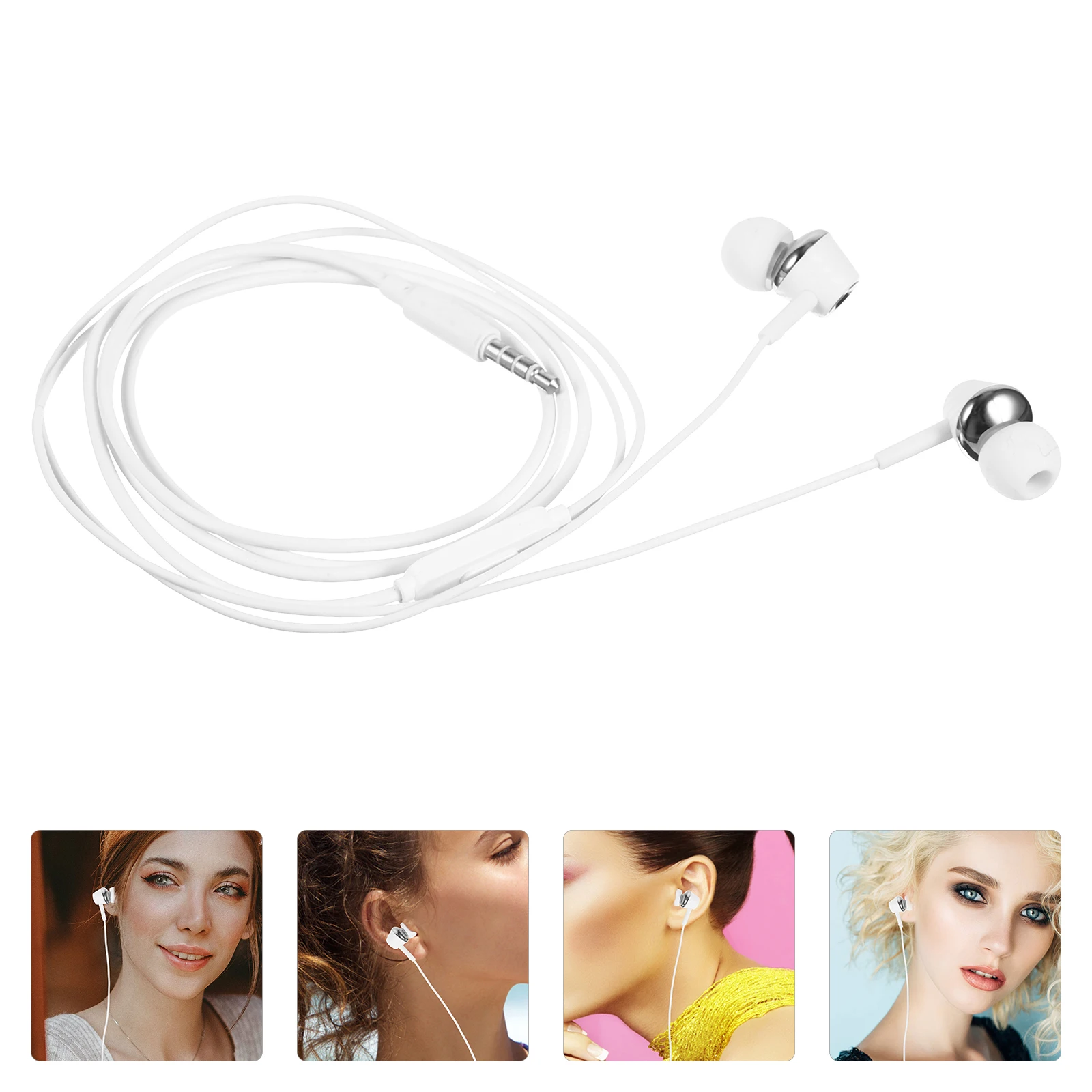 1 set Wire-Controlled Headphones With Microphone Lightweight Ergonomic Earbuds Tpe Earphones For Gift Durable Audio Earpiece For
1 set Wire-Controlled Headphones With Microphone Lightweight Ergonomic Earbuds Tpe Earphones For Gift Durable Audio Earpiece For
