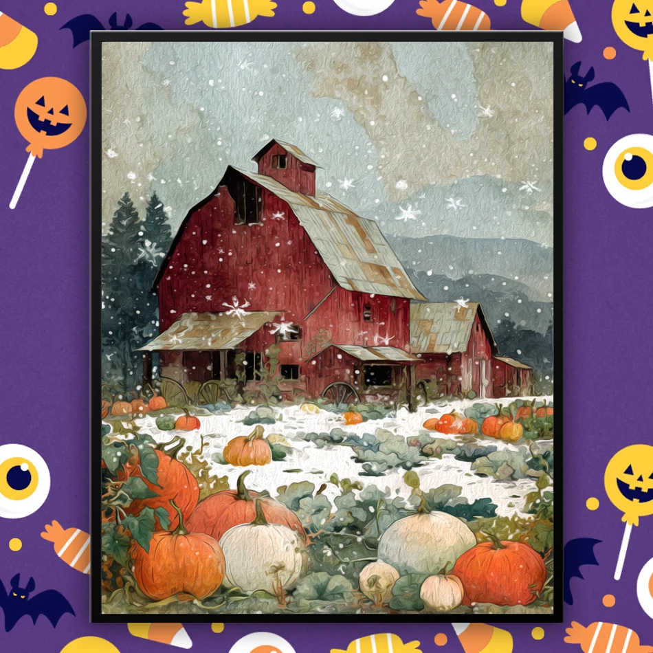 GATYZTORY Diy Oil Painting By Numbers House Scenery Pumpkin Arts Crafts Drawing Canvas Art Supplies Handmade Kits Halloween gift
GATYZTORY Diy Oil Painting By Numbers House Scenery Pumpkin Arts Crafts Drawing Canvas Art Supplies Handmade Kits Halloween gift