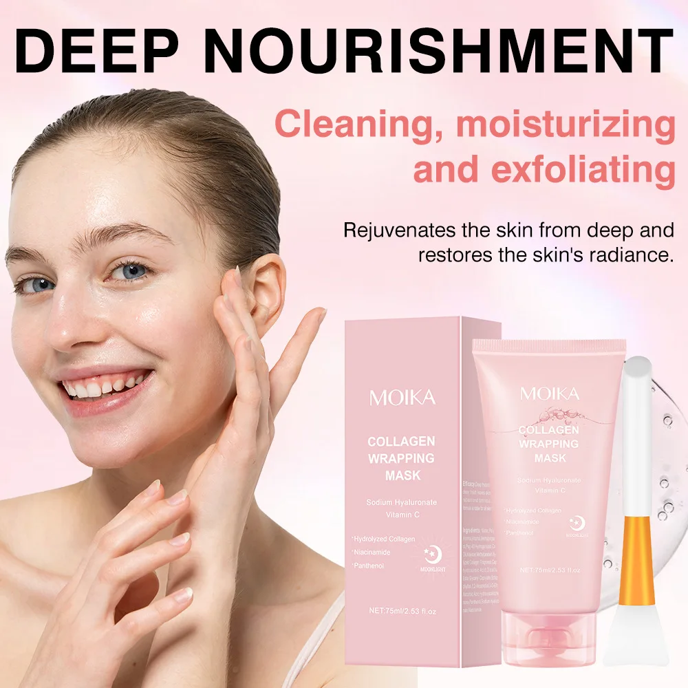Collagen Wrapping Peel Off Facial Mask Moisturize Elasticity Hydration Reduces Sagging Dullness Hydrolyzed Collagen Skin Care
Collagen Wrapping Peel Off Facial Mask Moisturize Elasticity Hydration Reduces Sagging Dullness Hydrolyzed Collagen Skin Care