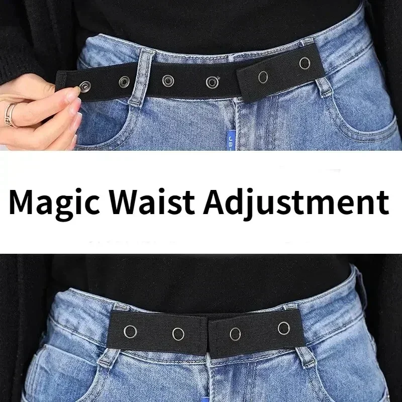 Invisible Jeans Belt Buckle Free Elastic Women's Belt Buckle Extension Elastic Expansion Adjustment Buckle Elastic Men Lazy Belt
Invisible Jeans Belt Buckle Free Elastic Women's Belt Buckle Extension Elastic Expansion Adjustment Buckle Elastic Men Lazy Belt
