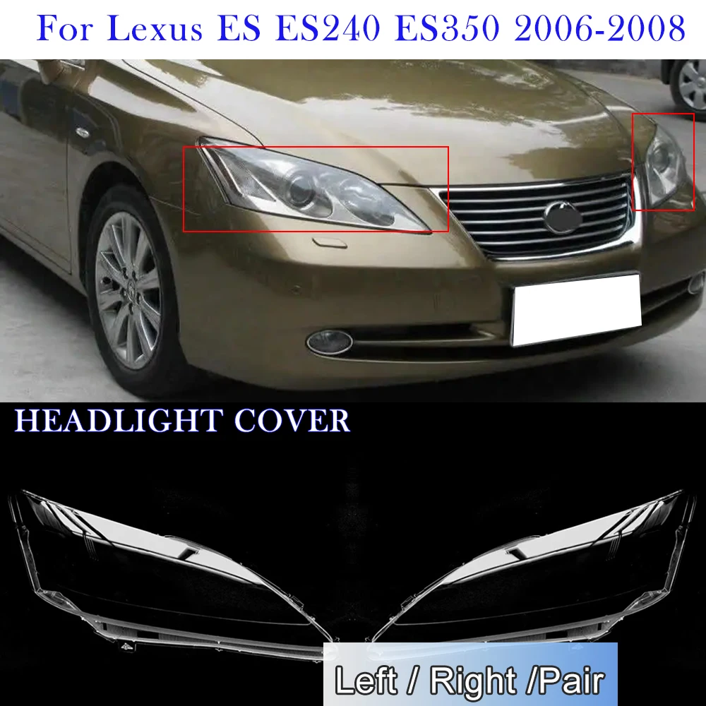Для Lexus ES ES240 ES350 2006 2007 2008 автомобильная фара, сменная крышка объектива, прозрачный корпус фары, автомобильные аксессуары
Для Lexus ES ES240 ES350 2006 2007 2008 автомобильная фара, сменная крышка объектива, прозрачный корпус фары, автомобильные аксессуары
