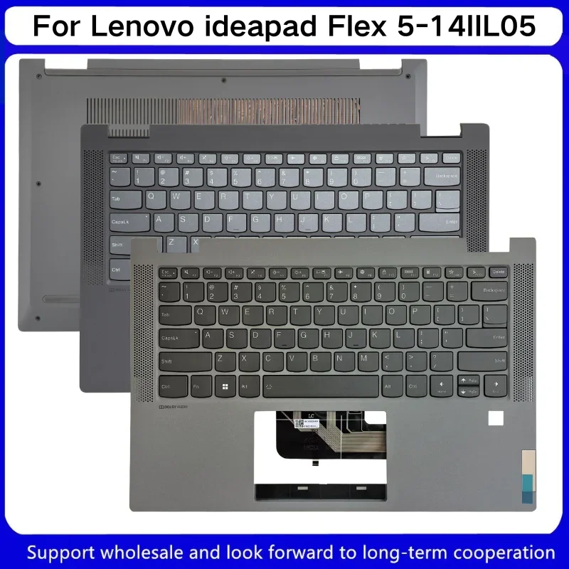 New For Lenovo ideapad Flex 5-14IIL05 Upper Case Palmrest Cover with keyboard/ Bottom Case Base Cover C D Shell
New For Lenovo ideapad Flex 5-14IIL05 Upper Case Palmrest Cover with keyboard/ Bottom Case Base Cover C D Shell