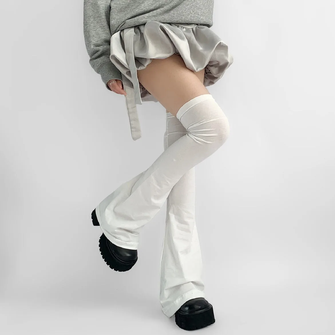 Женские повседневные ботинки до середины икры, белые брюки с манжетами в форме колокольчика, леггинсы, удобные дышащие эластичные полиэфирные волокна
Женские повседневные ботинки до середины икры, белые брюки с манжетами в форме колокольчика, леггинсы, удобные дышащие эластичные полиэфирные волокна