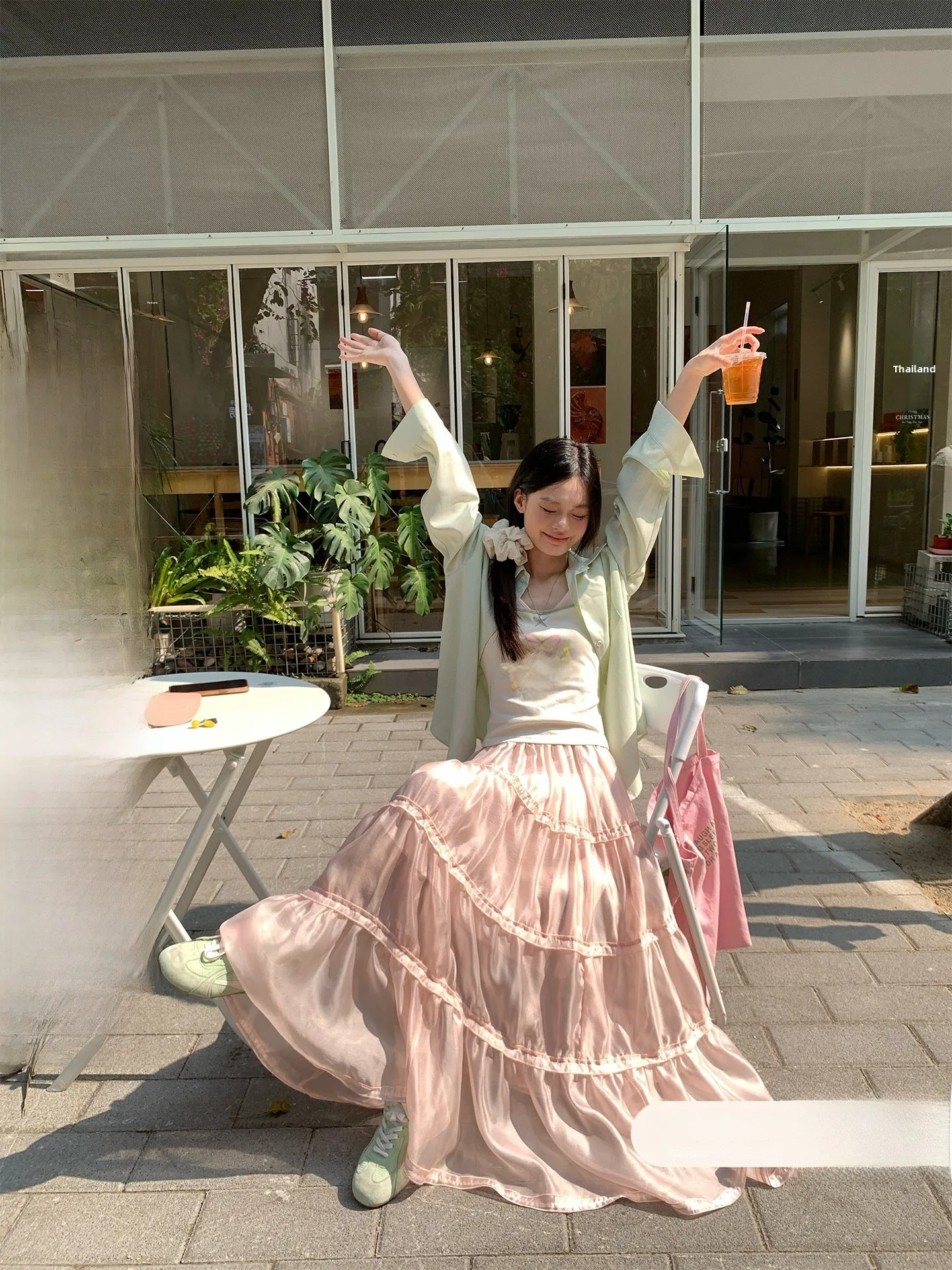 Pink Flounce Half Skirt Cake Skirt Women's Summer Beautiful A-Line Long Skirt High Waist Korean Style Casual Loose Fit
Pink Flounce Half Skirt Cake Skirt Women's Summer Beautiful A-Line Long Skirt High Waist Korean Style Casual Loose Fit