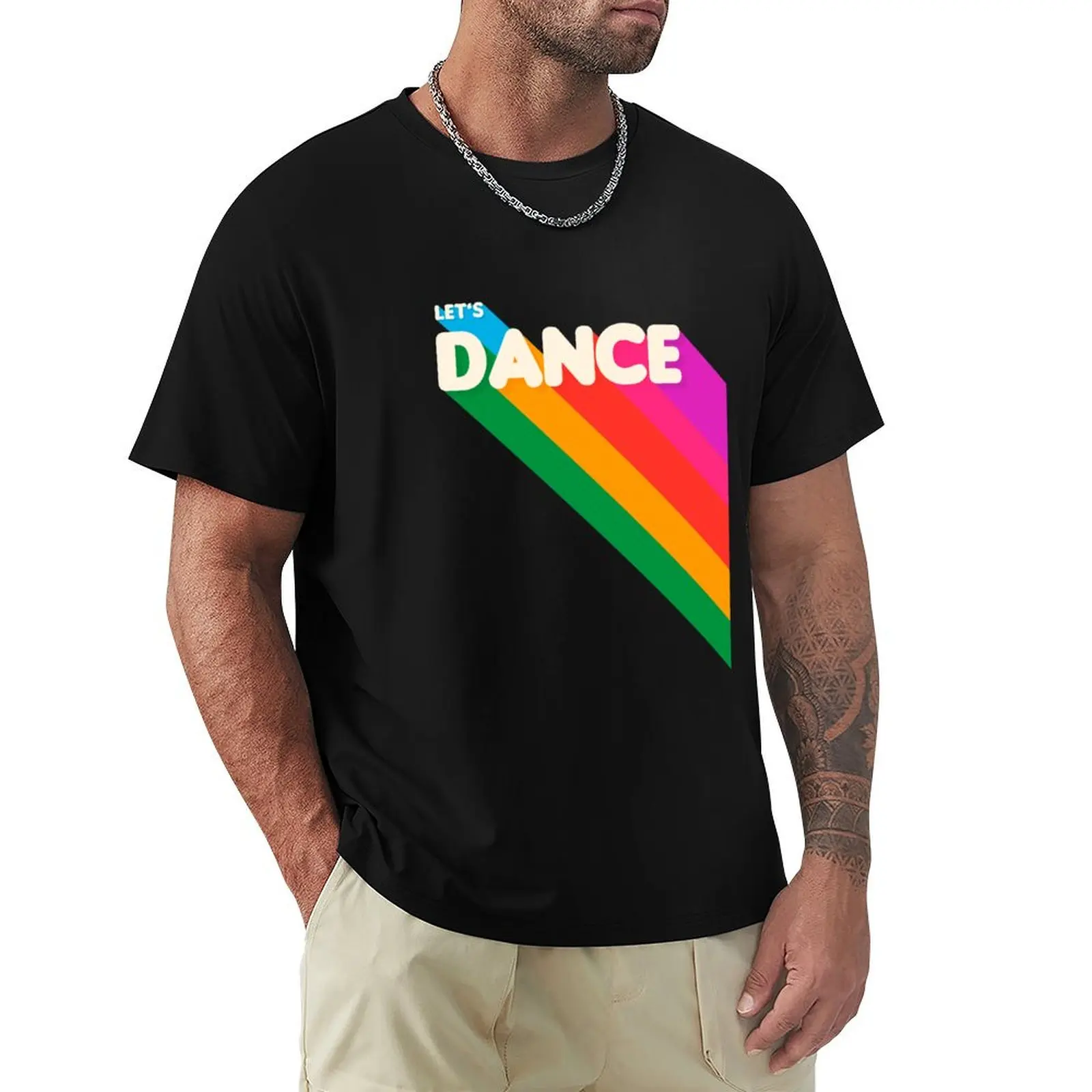 Rainbow dance typography T-Shirt Sweat Resistant Workout Tee Shirt
Rainbow dance typography T-Shirt Sweat Resistant Workout Tee Shirt
