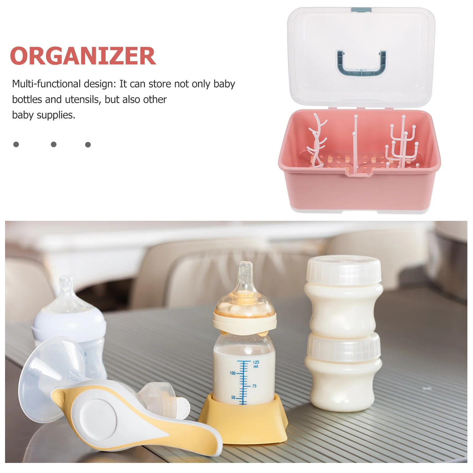 Baby Bottle Drying Box Odorless Reusable Breastfeeding Supplies Organizer Baby Bottle Drying Box Pacifier Storage Rack Case
Baby Bottle Drying Box Odorless Reusable Breastfeeding Supplies Organizer Baby Bottle Drying Box Pacifier Storage Rack Case