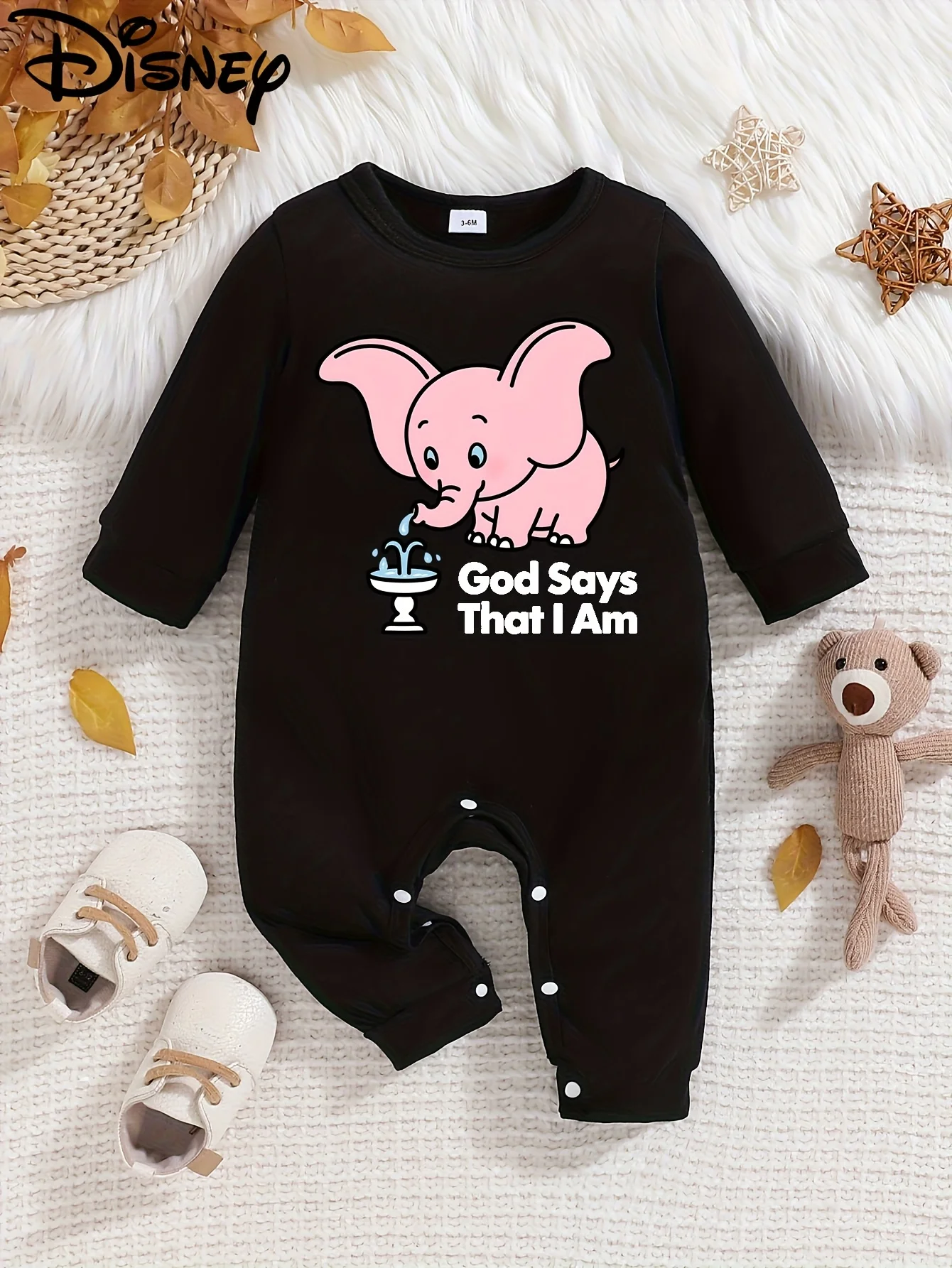 【Authorized】Disney Dumbo Baby Long-Sleeve Romper, Cute Pattern Print, Round Neck, Soft and Comfortable, Machine Washable, Suitable for All Seasons, Suitable for Outdoor Wear
【Authorized】Disney Dumbo Baby Long-Sleeve Romper, Cute Pattern Print, Round Neck, Soft and Comfortable, Machine Washable, Suitable for All Seasons, Suitable for Outdoor Wear