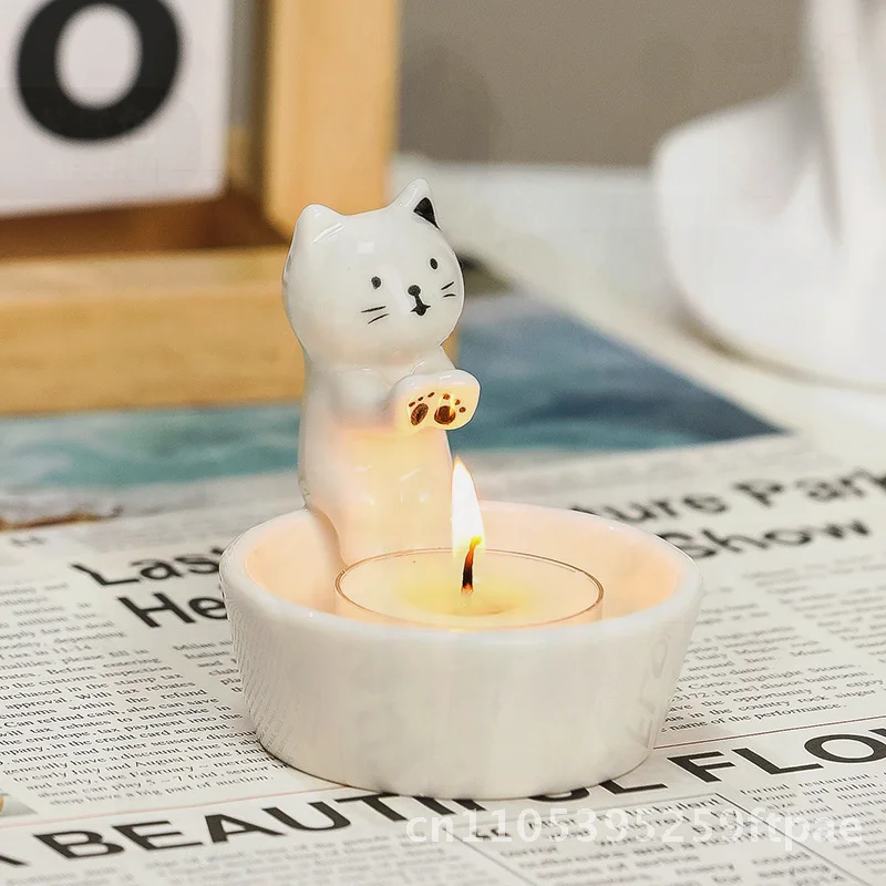 Cute Cartoon Ceramic Candle Cup Aromatherapy Holder Gas Lamp Desktop Decoration Little Capybara & Little Kitten Designs Popular
Cute Cartoon Ceramic Candle Cup Aromatherapy Holder Gas Lamp Desktop Decoration Little Capybara & Little Kitten Designs Popular