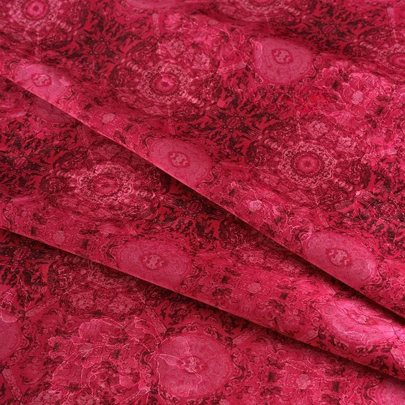Vintage Versatile Gauze Fabric Elegant Cheongsam Dress Jacket Breathable Designer Fabric for Cheongsam Pajamas Dress Clothes
Vintage Versatile Gauze Fabric Elegant Cheongsam Dress Jacket Breathable Designer Fabric for Cheongsam Pajamas Dress Clothes
