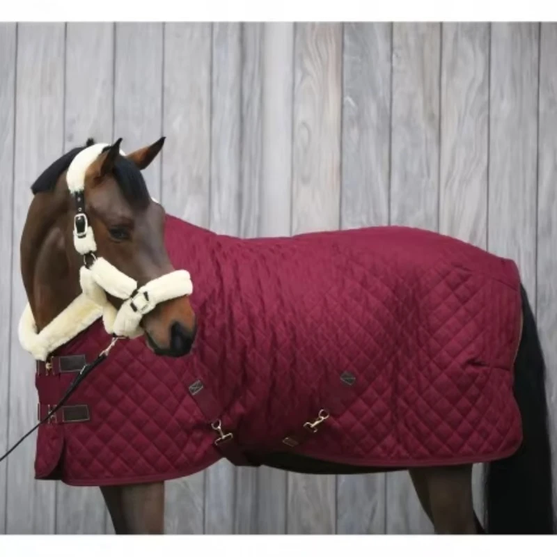 Burgundy Winter Horse Rug Heavy Thick Warm Material Ideal For Cold Days And Stable Daily Life Customizable Premium Equine Rug
Burgundy Winter Horse Rug Heavy Thick Warm Material Ideal For Cold Days And Stable Daily Life Customizable Premium Equine Rug
