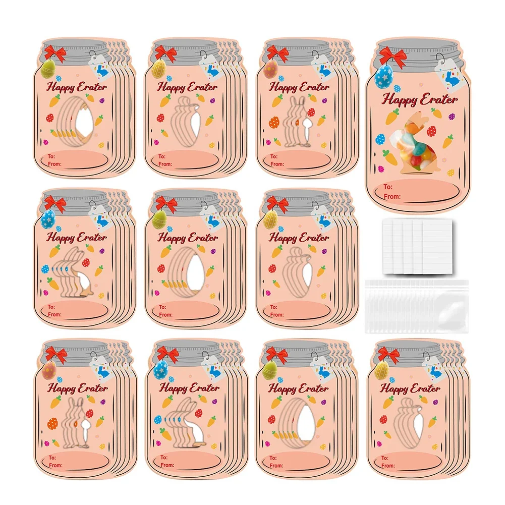 24PCS Kid's Valentine Exchange Cards Kraft Paper Candy Jar Greeting Card For Candies Chocolates Cookies Nuts Dried Fruits
24PCS Kid's Valentine Exchange Cards Kraft Paper Candy Jar Greeting Card For Candies Chocolates Cookies Nuts Dried Fruits