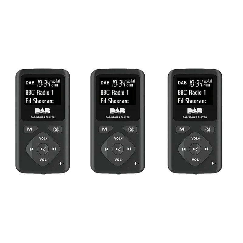 Hot Sale3x DAB/DAB Digital Radio Bluetooth 4.0 Personal Pocket FM Mini Portable Radio Earphone MP3 Micro-USB For Home
Hot Sale3x DAB/DAB Digital Radio Bluetooth 4.0 Personal Pocket FM Mini Portable Radio Earphone MP3 Micro-USB For Home
